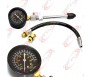 Compression Tester Gauge 13" Flex Hose Drive 14mm 18mm Adapters & Straight Stem